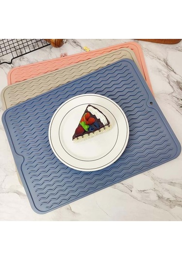 Sones Tpr Kalınlaştırılmış Termal Ped Dalga Desenli Drenaj Kaymaz Mat Haki