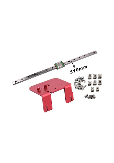 Ximistore9 Ender-3 Mg12c 310mm Raylı Yükseltme Seti - Ender-3/ender-3 Pro Uyumlu 3d Yazıcı Aksesuarı