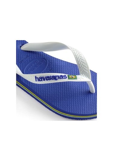 Havaianas Brasıl Logo Erkek Mavi Terlik - 4110850 Mavi