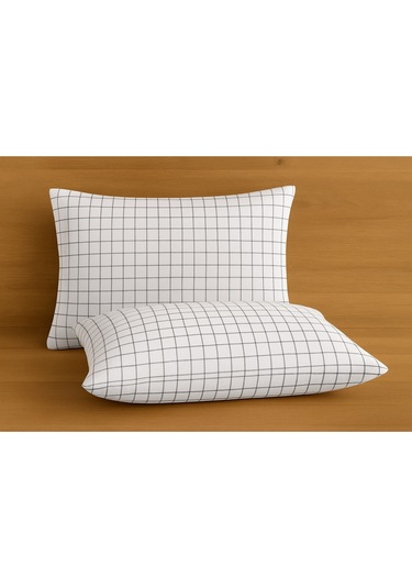 Lionas Desenli Pamuklu Yastık Kılıfı 2 Adet 50 X 70cm Siyah