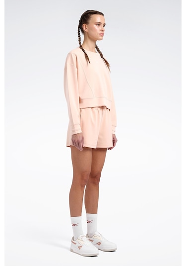 Reebok Rone C Neck Somon Kadın Sweatshirt Pembe-somon