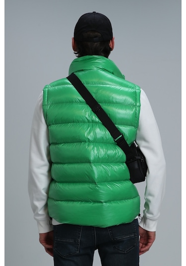 Lufian Peter Kaz Tüyü Erkek Yelek Yeşil 112130018100600