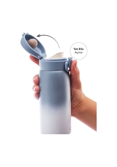 Karaca Skyfall Çelik Sızdırmaz Termos Mavi 500 ml