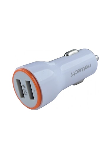 Nettech Nt-13 5w 2 Çıkışlı Lightning Kablo + Araç Şarj Aleti