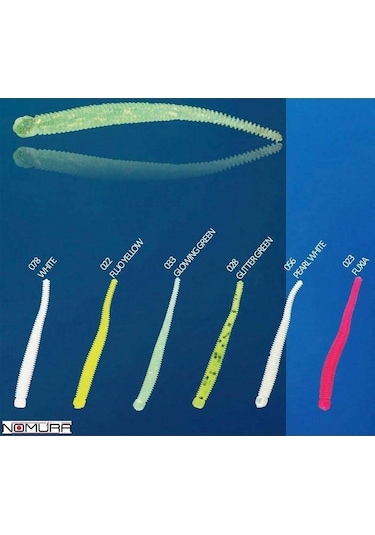 Nomura Nm71503305 Stick Rib 5cm Aromalı Lrf Silikon Yem 12li Set