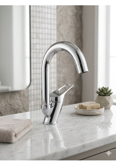 P.s.a. Dicle Mix Kuğu Lavabo Bataryası Delta Boru Ps1164 Gri