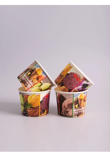 Laren Tek Kullanımlık Kağıt Kremalık 330ml 90 Adet 372749005