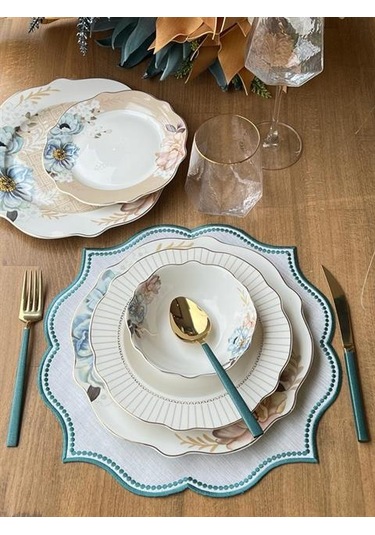 Yemek Takımı Morpho 24 Parça 6 Kişilik Renkli