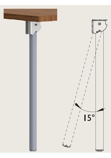 Katlanır Masa Ayağı 11.503 4'lü 001
