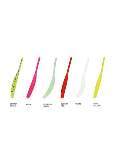 Nomura Nm71600705 Long Tail 5cm Aromalı Lrf Silikon Yem 12li Set