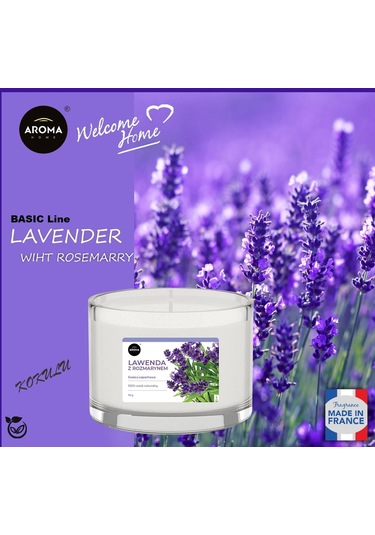 Aroma Basic Line Kokulu Mum Lavender With Rosemary 115 G