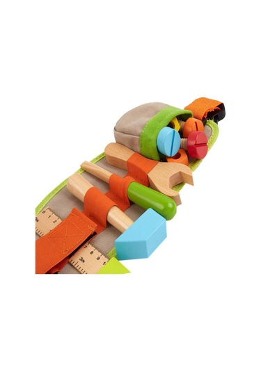 Calimeratoys Küçük Ustanın Bel Çantalı Ahşap Tamir Seti