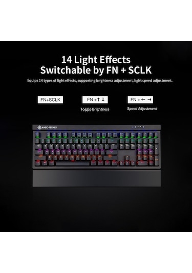 Carrier Magic Refiner Mk15 Oyun Mekanik Klavyesi 108 Tuş N Tuş