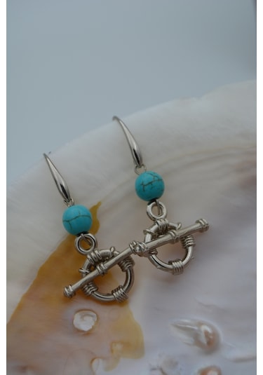 Stoneagejewellery Stoneage Özel Tasarim Küpe N11.88553 Gri