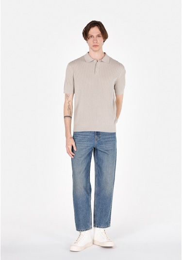 Colin's Colins Regular Fit Erkek Bej Kazak Cl1073995 Cl1073995 Q1.v2 Beı Bej