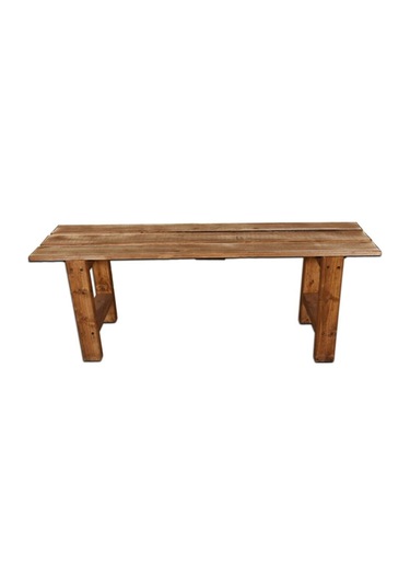 Weblonya Bank Ahşap Bench Sandalye Mutfak Bank 5192