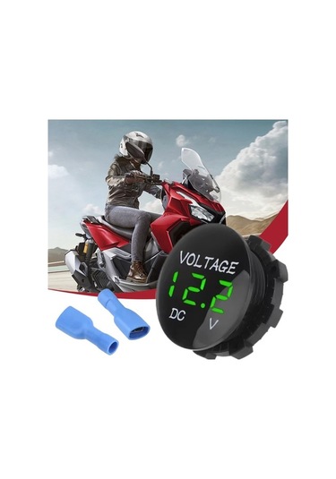 Maoyaya Akü Test Cihazı 12v, Voltmetre Akü Monitörü, Su Geçirimi Ölçer/