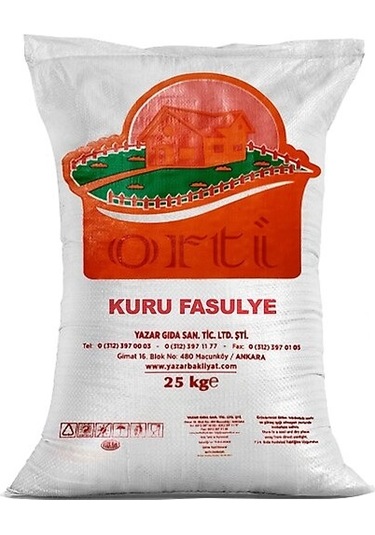 Orti Kuru Fasulye 25 KG