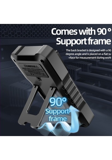 Pazly Yüksek Taşınabilir Sz304 Standlı Siyah Profesyonel Ölçer Multimetre Hassasiyetli Ekran Dijital Aneng - Gv