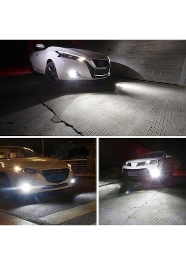 Süper Parlak 20smd H7 100w H4 Araba Led Gündüz Sürüş Sis Farı Lambası H4