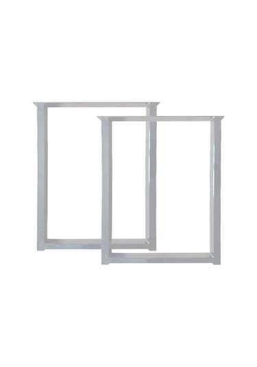 CVTdesign Metal Ayak Masif Kütük Sehpa Bench Bank Ayağı Profil Ayaklar