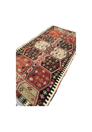 El Dokuma 155x300 Kök Boya %100 Yün Çift Kanat Malatya Kilimi