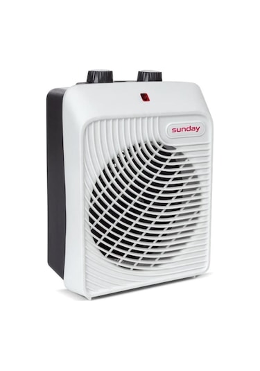 Sunday Fanlı Isıtıcı Kare Kutu Fan Fanlı Isıtıcı Sıcak - Soğuk 2000w Termostatlı
