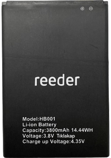 Tıklakap Reeder P13 Blue 2021 2022 Batarya Pil Hb001
