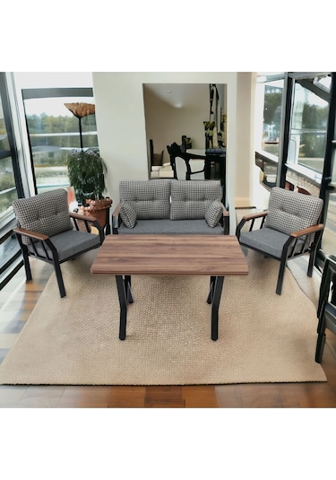 Tu Tienda Nergiz 2 1 1 Masa Bahçe Balkon Mobilyası,kazayağı Kazayağı