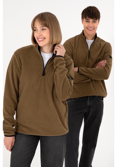 U.s. Polo Assn. Erkek Haki Sweatshirt 50298085-vr027 Haki