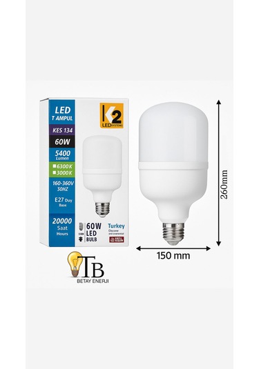 K2 Led System Ampul 60 W
