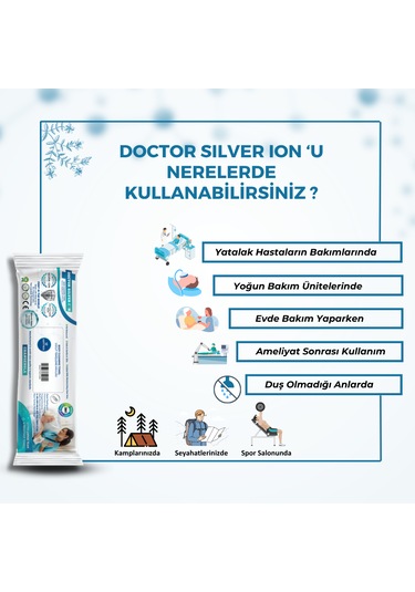 Gümüş İyonlu Kremli Vücut Temizleme Havlusu 12 Li X 3 Paket 36 Adet