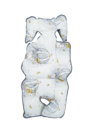 Ezh 8010 Puset ve Oto Koltuğu Minderi Beyaz-Gri