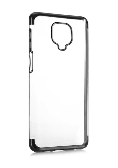 Xiaomi Redmi Note 9S Kılıf Zore Dört Köşeli Lazer Silikon Kılıf