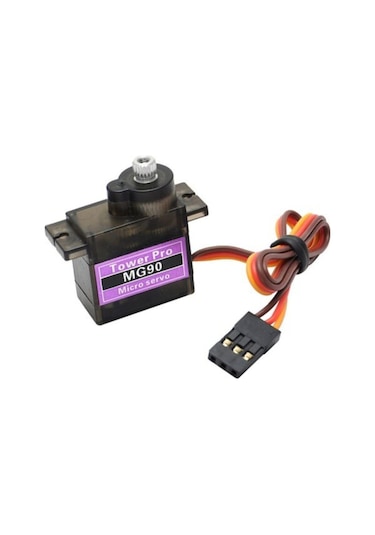 Tower Pro Mg90 Micro Servo Motor Metal Dişli 180 Derece 9g Rodevino