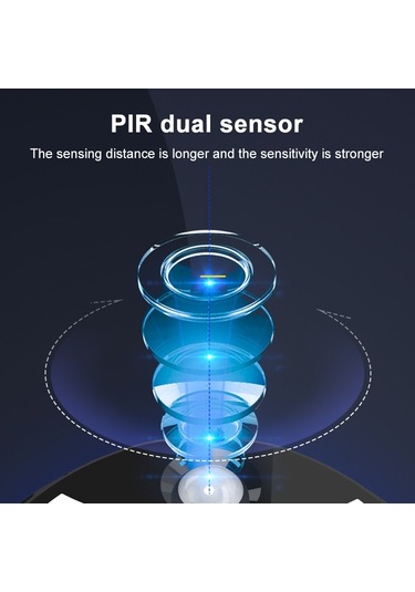 Sones 70 Led 450lm Ip65 Su Geçirmez Yuvarlak Güneş Enerjili Bahçe Lambası Gövdesi İndüksiyon Işık Sokak Lambası