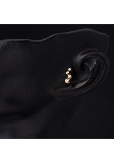 Bilezikci 14 Ayar Altın Piercing Tragus Küpe Kphsy14k22500 Sarı