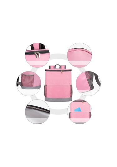 Suntek Soğutucu Sırt Çantası Yalıtımlı Yumuşak Pembe