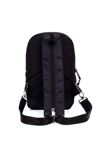 Newish Polo Erkek Kumaş Çapraz Göğüs Ve Omuz Çantası New158 - Siyah - Sarı
