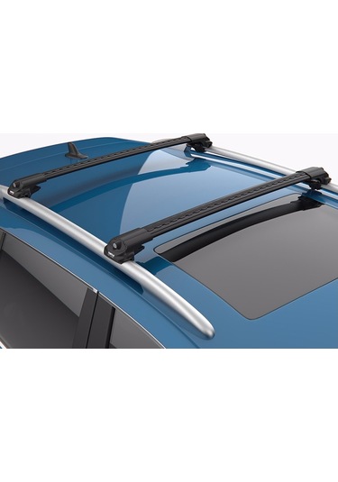 Dacia Renault Duster 2018-2025 Uyumlu Turtle Air-1 Full Kit Tavan Ara Atkı Seti 1002 82-86cm Siyah
