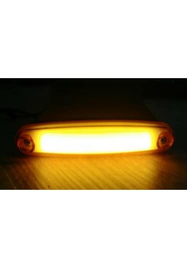 2 Adet Kalın Neon Led Lamba Turuncu 12-24 Volt