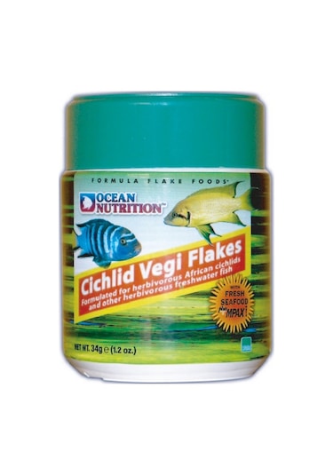 Ocean Nutrition Cichlid Vegi Flakes 71 G