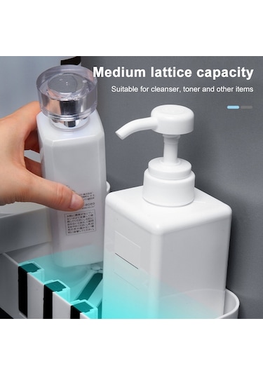 Sones 2 Adet Banyo Aksesuarları Duş Rafı Sorunsuz Dönen Tripod Sorunsuz Armatürler Depolama Rafı Mutfak Tripod Diğer