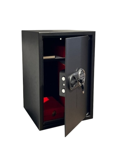 Büyük Boy Akıllı Para Evrak Kasası Alarmlı Kasa Kd060-60-145 Elektronik Şifreli Kasa