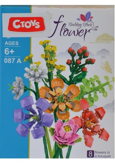 Ctoys Surprise Flower Building Block 087a
