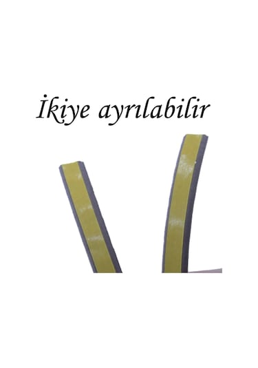 5x2 10 Metre Kapı Pencere Bandı Kahverengi Fitili Yapışkanlı Soğuk Izolasyon Bant