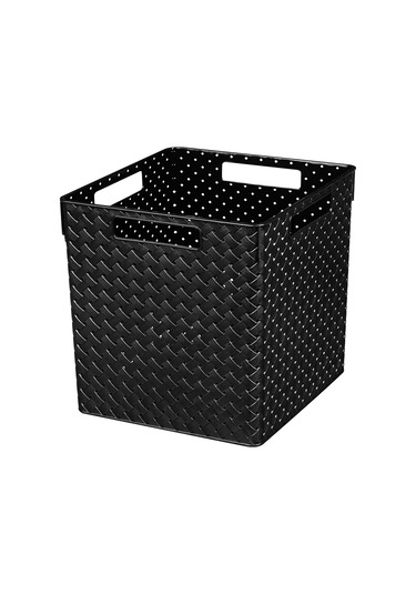 El Casa Kapaklı Saklama Kutusu, 23 Litrelik Düzenleyici 200706793 Siyah