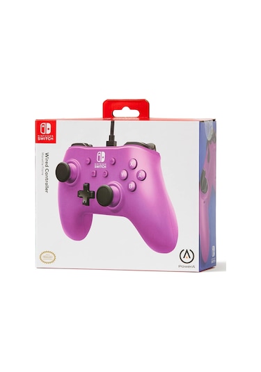 Nintendo Switch Oyun Kolu Kablolu Lisanslı Grape Purple