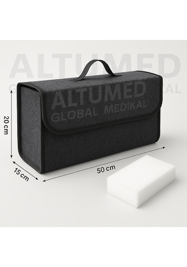 Sihirli Sünger Hediyeli Araç Bagaj Düzenleyici Çanta Organizer Araba Çantası Oto 25 50cm