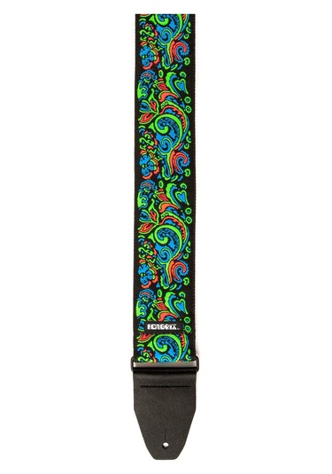 Jim Dunlop Jh27 Jimi Hendrix Blaclight Love Drops Blue Gitar Askısı